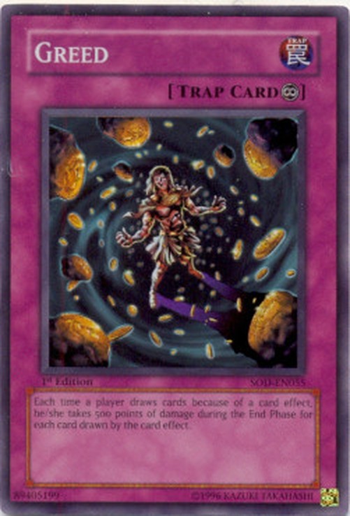 Yu-Gi-Oh! SOD Greed (V.1 - Super Rare)