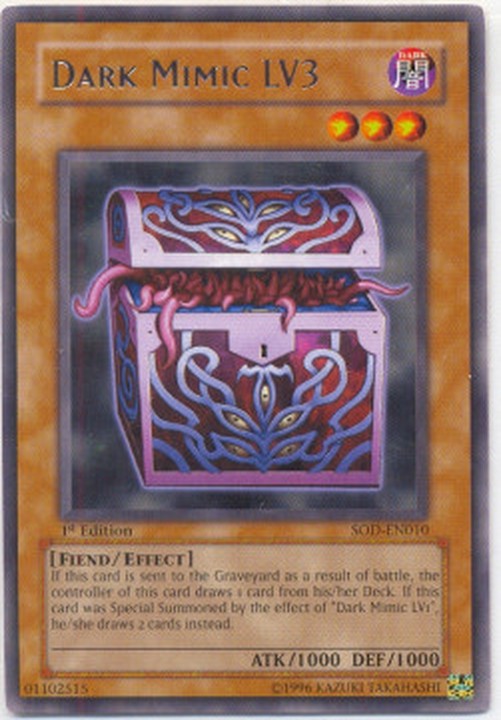 Yu-Gi-Oh! SOD Dark Mimic LV3 (V.1 - Rare)