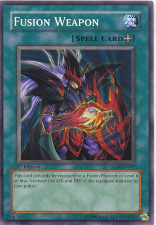 Yu-Gi-Oh! SOD Fusion Weapon
