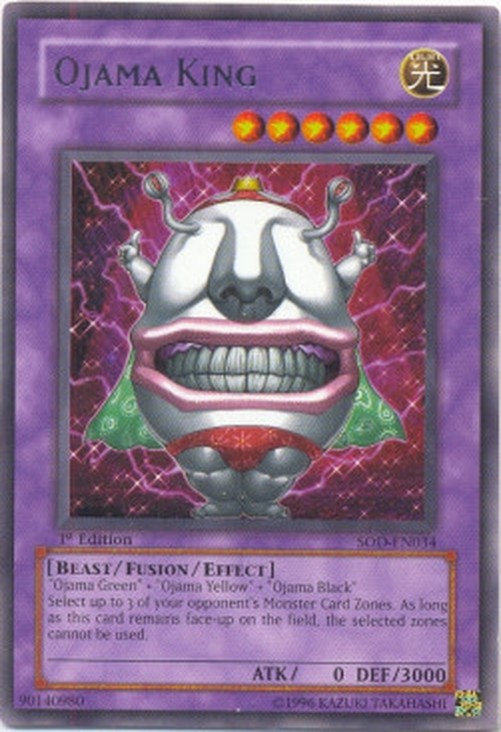 Yu-Gi-Oh! SOD Ojama King (V.1 - Rare)