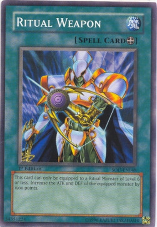 Yu-Gi-Oh! SOD Ritual Weapon