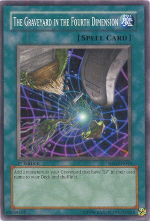 Yu-Gi-Oh! SOD The Graveyard in the Fourth Dimension