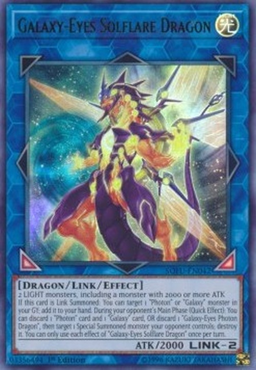 Yu-Gi-Oh! SOFU Galaxy-Eyes Solflare Dragon