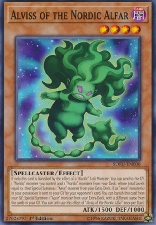 Yu-Gi-Oh! SOFU Alviss of the Nordic Alfar