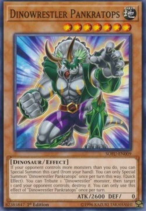 Yu-Gi-Oh! SOFU Dinowrestler Pankratops