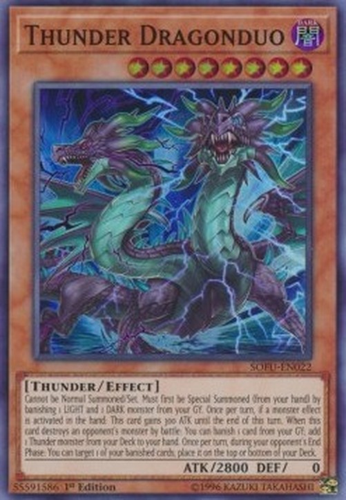 Yu-Gi-Oh! SOFU Thunder Dragonduo