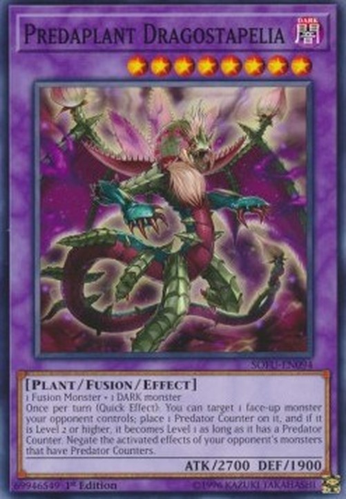 Yu-Gi-Oh! SOFU Predaplant Dragostapelia