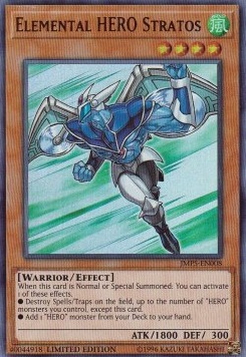 Yu-Gi-Oh! JUMP Elemental HERO Stratos (V.2 - Ultra Rare)