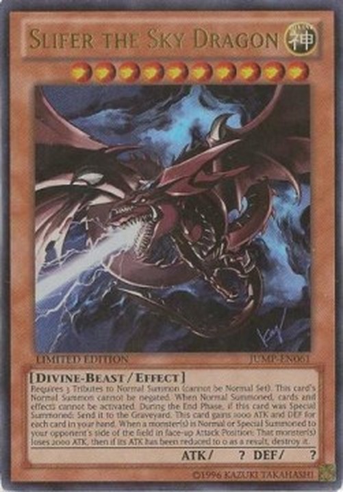 Yu-Gi-Oh! JUMP Slifer the Sky Dragon (V.1 - Ultra Rare)