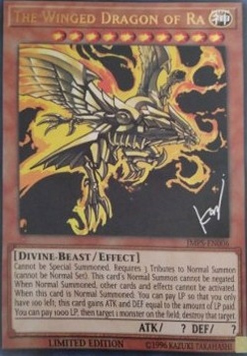 Yu-Gi-Oh! JUMP The Winged Dragon of Ra (V.2 - Ultra Rare)