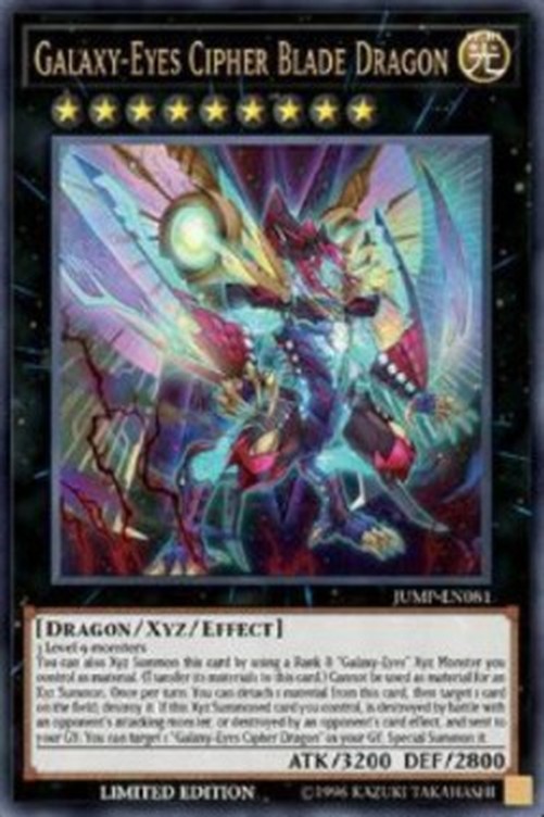 Yu-Gi-Oh! JUMP Galaxy-Eyes Cipher Blade Dragon‎