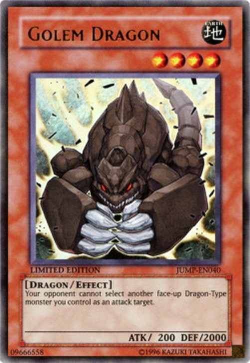 Yu-Gi-Oh! JUMP Golem Dragon
