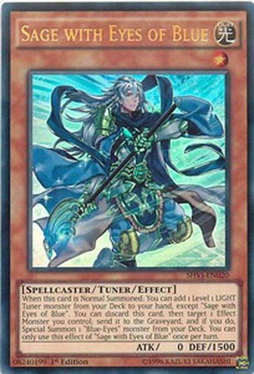 Yu-Gi-Oh! SHVI Sage with Eyes of Blue