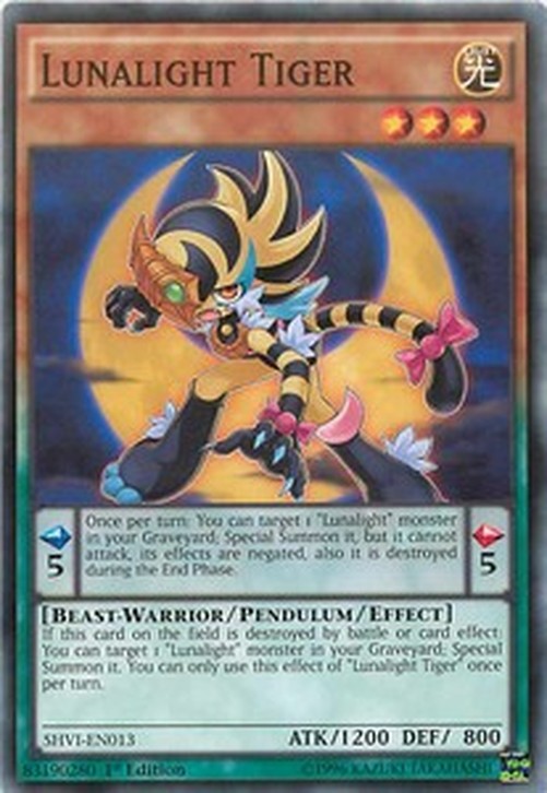 Yu-Gi-Oh! SHVI Lunalight Tiger