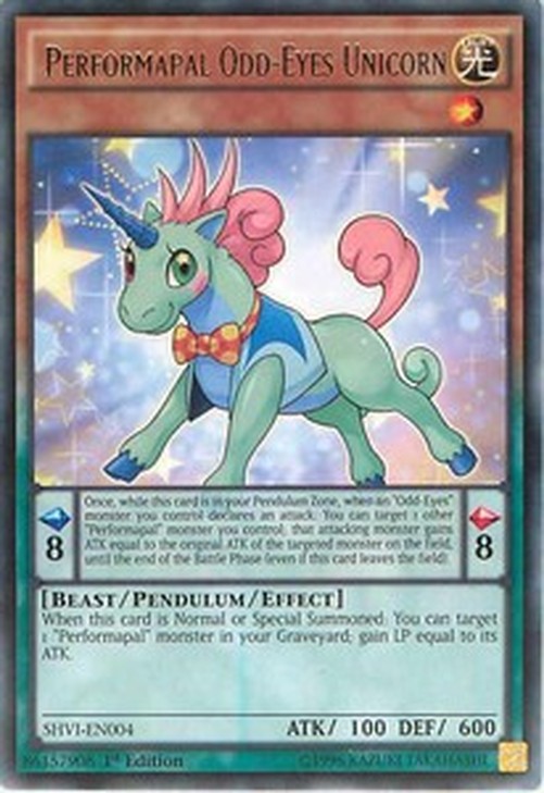 Yu-Gi-Oh! SHVI Performapal Odd-Eyes Unicorn
