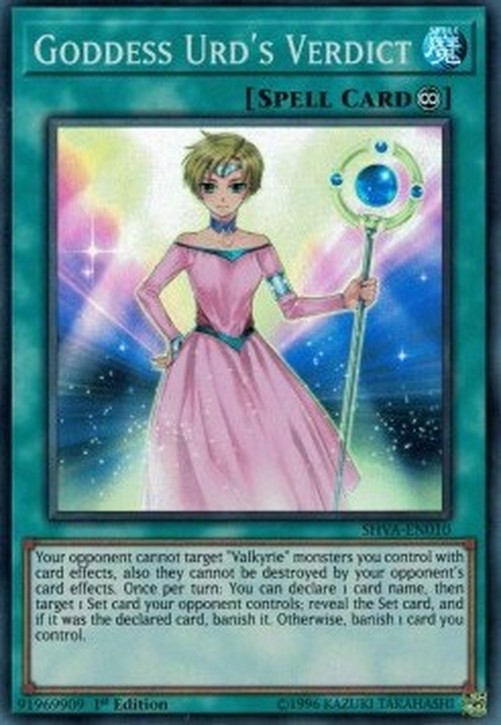 Yu-Gi-Oh! SHVA Goddess Urd's Verdict