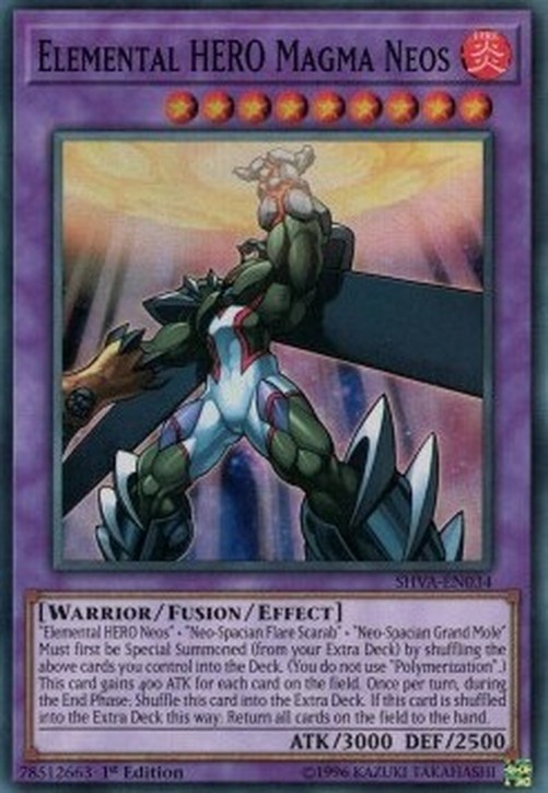 Yu-Gi-Oh! SHVA Elemental HERO Magma Neos