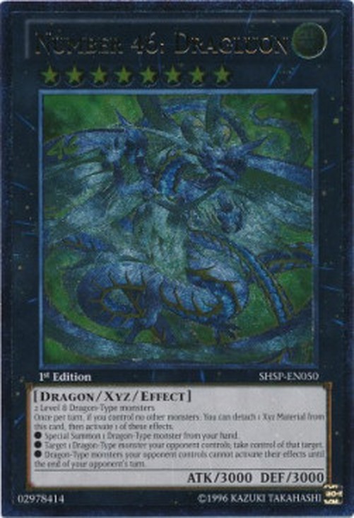 Yu-Gi-Oh! SHSP Number 46: Dragluon (V.2 - Ultimate Rare)