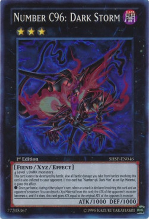 Yu-Gi-Oh! SHSP Number C96: Dark Storm (V.1 - Super Rare)