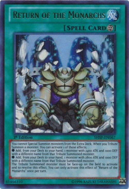 Yu-Gi-Oh! SHSP Return of the Monarchs