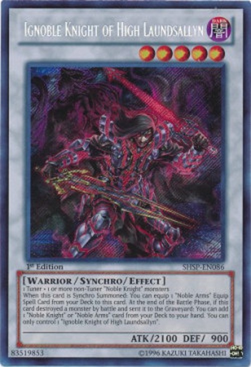 Yu-Gi-Oh! SHSP Ignoble Knight of High Laundsallyn