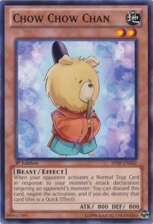 Yu-Gi-Oh! SHSP Chow Chow Chan
