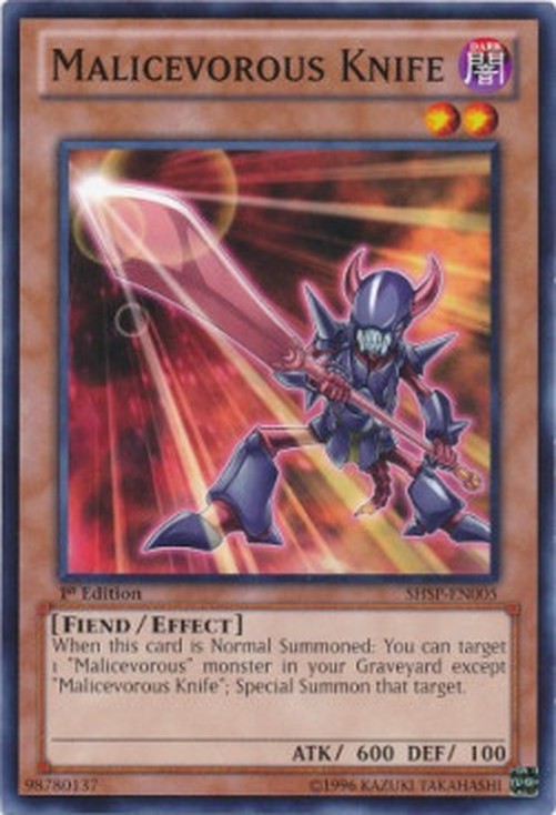 Yu-Gi-Oh! SHSP Malicevorous Knife