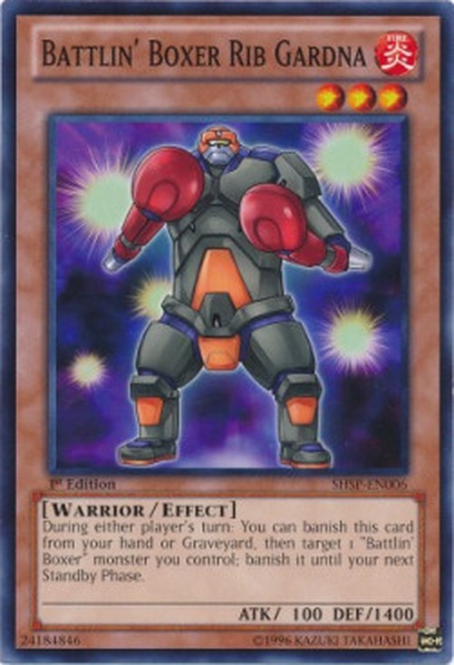 Yu-Gi-Oh! SHSP Battlin' Boxer Rib Gardna
