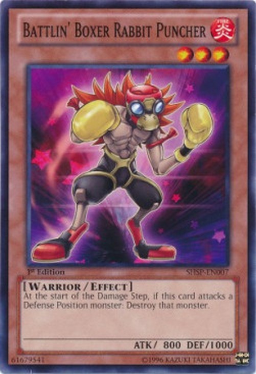 Yu-Gi-Oh! SHSP Battlin' Boxer Rabbit Puncher