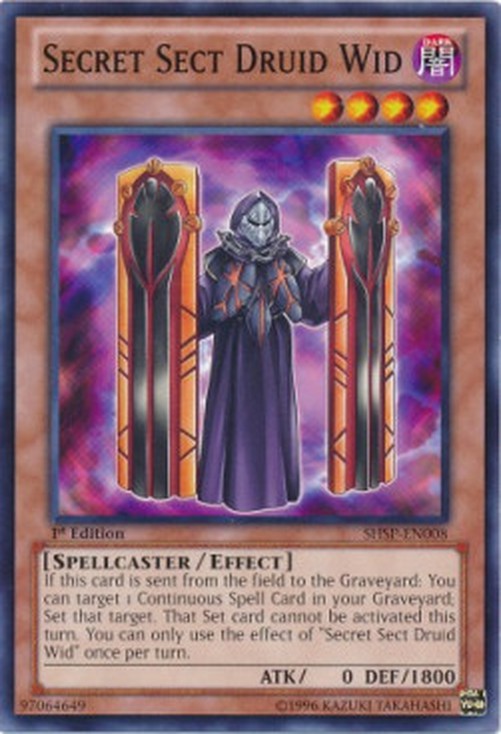 Yu-Gi-Oh! SHSP Secret Sect Druid Wid