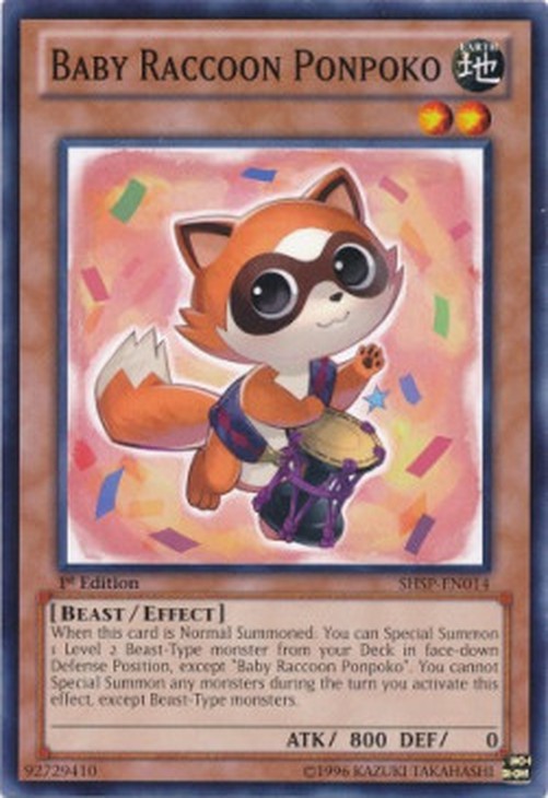 Yu-Gi-Oh! SHSP Baby Raccoon Ponpoko
