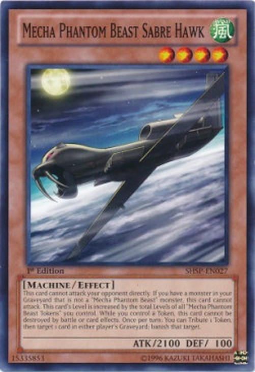 Yu-Gi-Oh! SHSP Mecha Phantom Beast Sabre Hawk