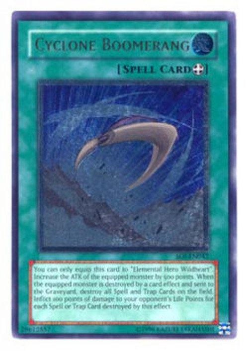 Yu-Gi-Oh! SOI Cyclone Boomerang (V.2 - Ultimate Rare)