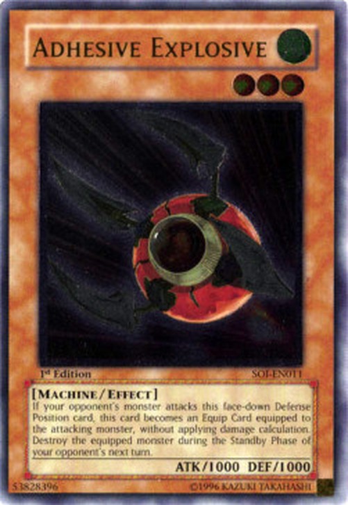 Yu-Gi-Oh! SOI Adhesive Explosive (V.1 - Ultimate Rare)