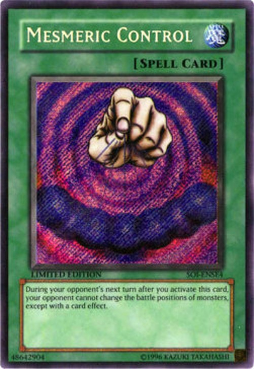 Yu-Gi-Oh! SOI Mesmeric Control (V.2 - Secret Rare)