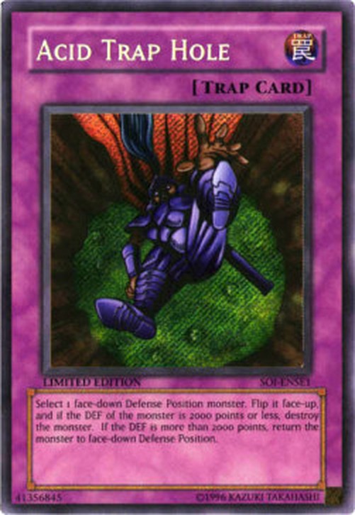 Yu-Gi-Oh! SOI Acid Trap Hole (V.2 - Secret Rare)