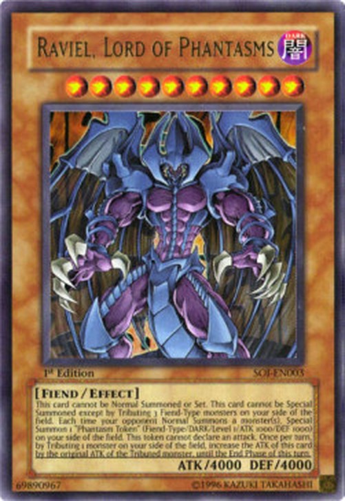 Yu-Gi-Oh! SOI Raviel, Lord of Phantasms (V.1 - Ultra Rare)