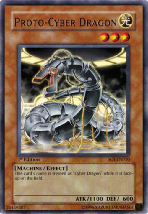 Yu-Gi-Oh! SOI Proto-Cyber Dragon (V.1 - Rare)