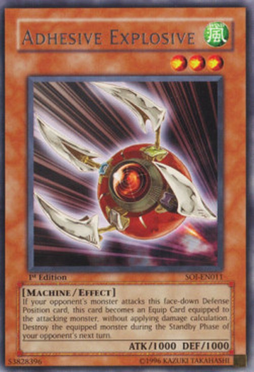 Yu-Gi-Oh! SOI Adhesive Explosive (V.2 - Rare)