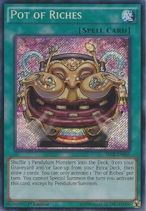 Yu-Gi-Oh! SECE Pot of Riches