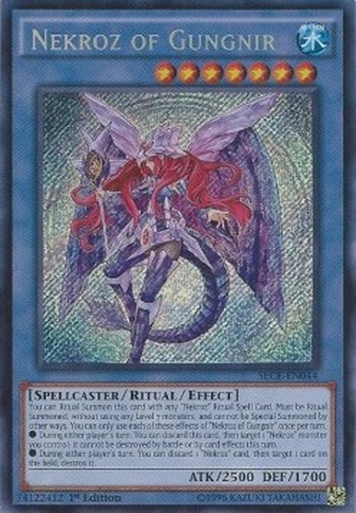 Yu-Gi-Oh! SECE Nekroz of Gungnir (V.1 - Secret Rare)