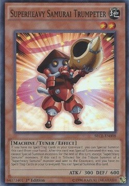 Yu-Gi-Oh! SECE Superheavy Samurai Trumpeter (V.1 - Super Rare)