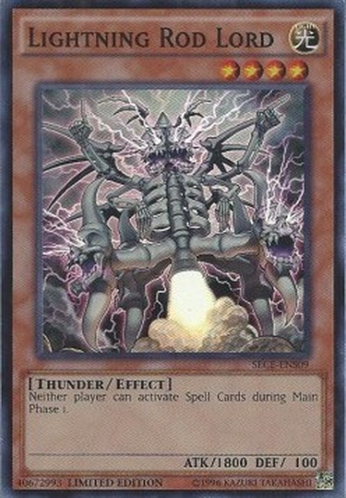 Yu-Gi-Oh! SECE Lightning Rod Lord (V.2 - Super Rare)
