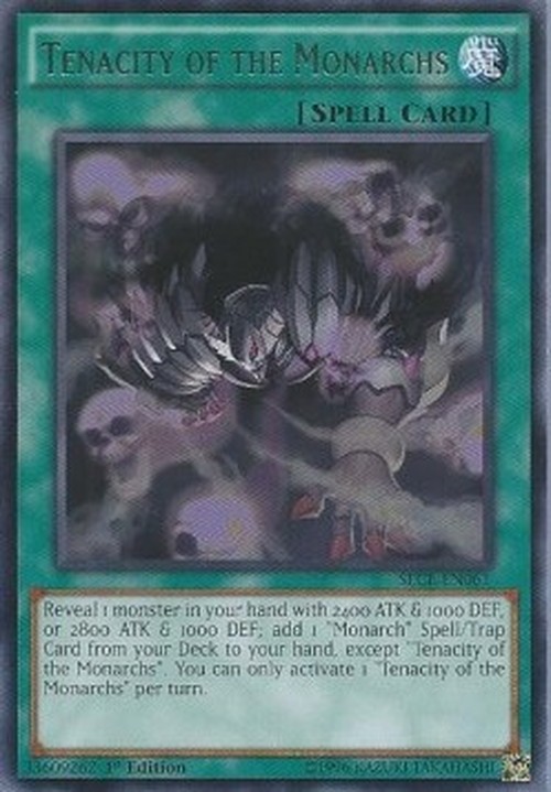 Yu-Gi-Oh! SECE Tenacity of the Monarchs