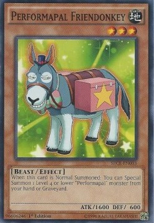 Yu-Gi-Oh! SECE Performapal Friendonkey