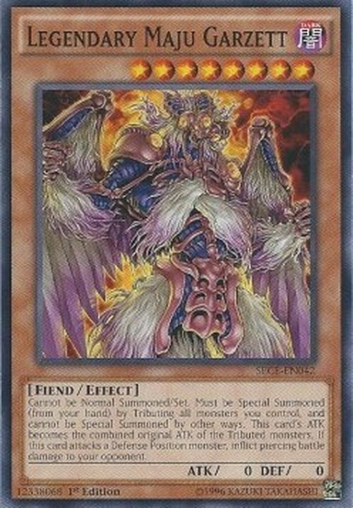 Yu-Gi-Oh! SECE Legendary Maju Garzett