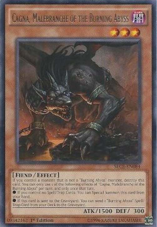 Yu-Gi-Oh! SECE Cagna, Malebranche of the Burning Abyss