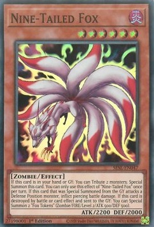 Yu-Gi-Oh! SESL Nine-Tailed Fox