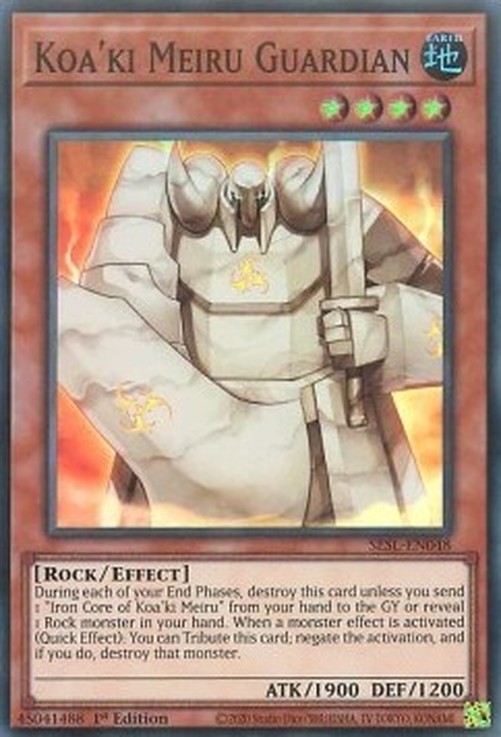 Yu-Gi-Oh! SESL Koa'ki Meiru Guardian