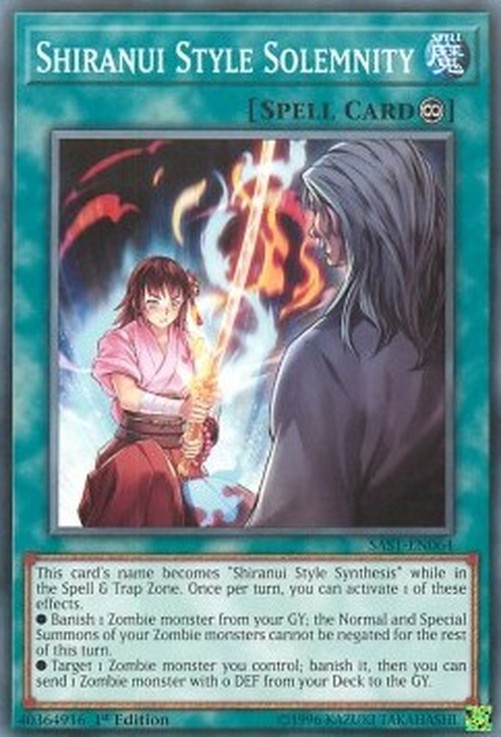 Yu-Gi-Oh! SAST Shiranui Style Solemnity